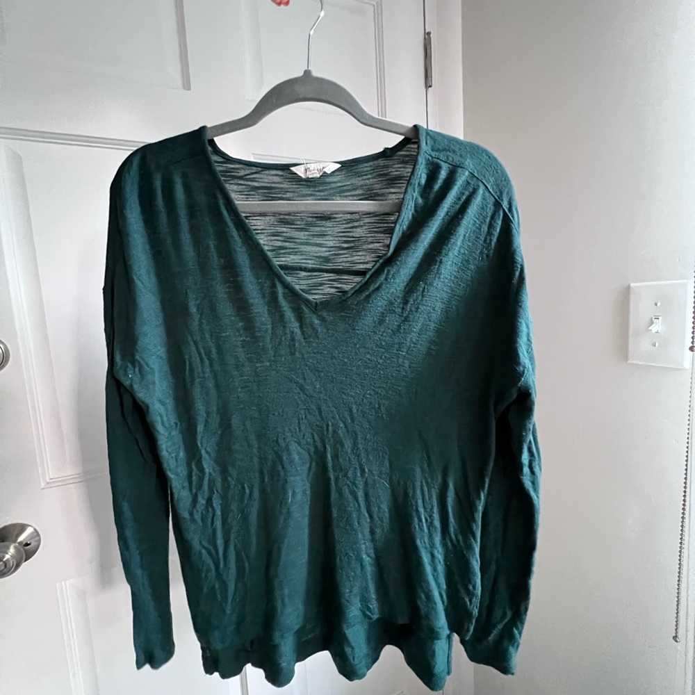 Forest green madewell sweater, XS